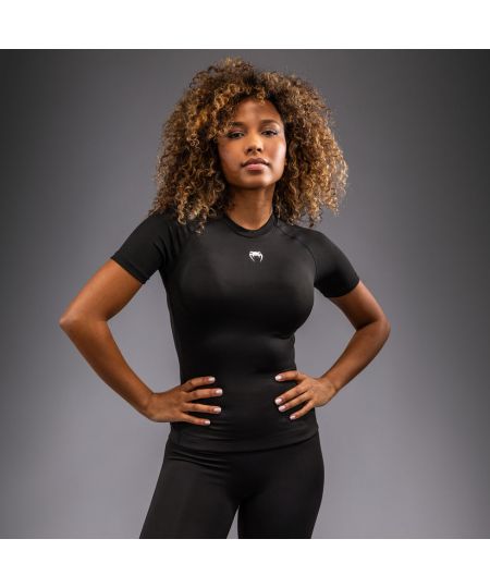 Venum Aero XT Rashguard met korte mouwen voor dames - Zwart