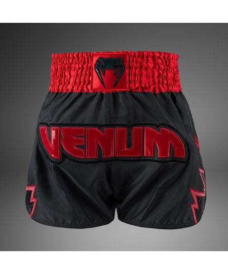 Venum Inferno Muay Thai Shorts - Charcoal Grey/Rood