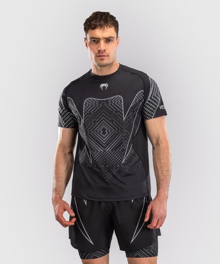 Venum Midnight Fury Dry-Tech T-shirt - Zwart/Grijs/Zilver
