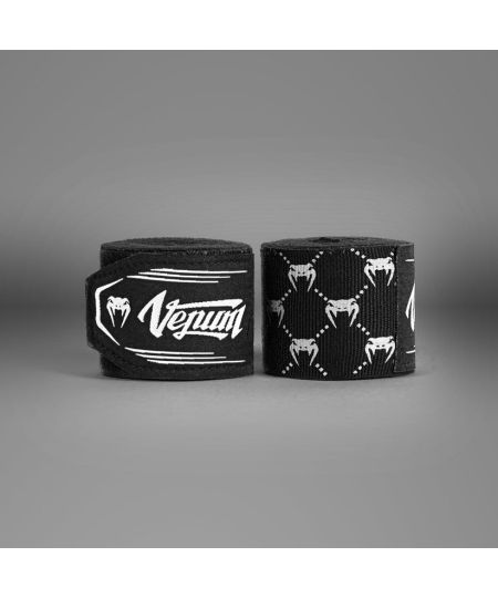 Venum Monogram Boxing Bandages - Zwart/Wit