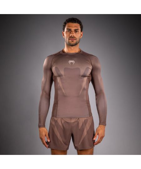 Venum No Gi Rashguards - Chocoladebruin