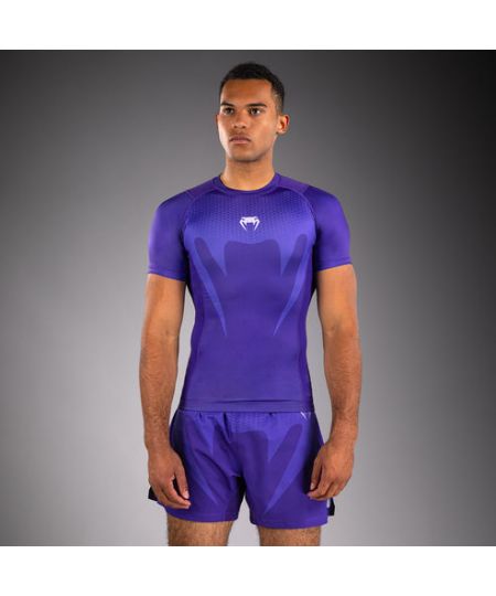 Venum No Gi Rashguards Korte Mouwen - Paars