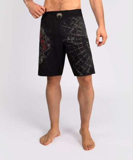 Venum Santa Muerte 5.0 Herenshorts voor Vechtsporten - Diep Zwart/Goud