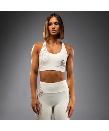 Venum Serpenti Dames Sportbeha – Ivoor/Bordeaux