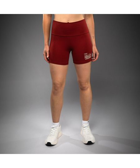 Venum Serpenti Dames Vale Tudo Shorts – Bourgondië/Ivoor