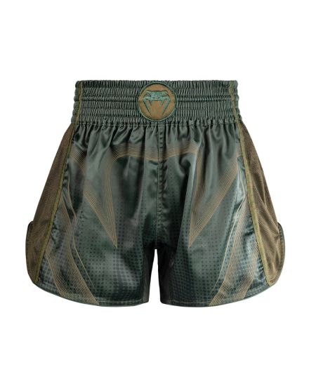 Venum Stealth Muay Thai Short – Kaki/Donkergroen