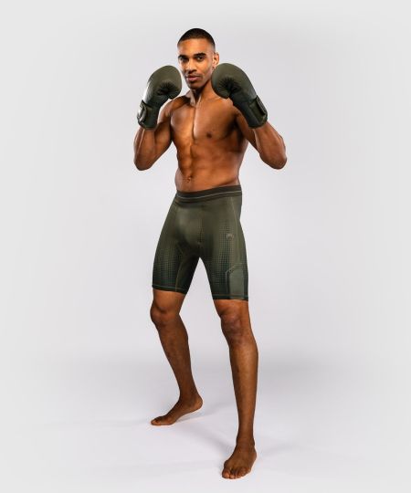 Venum Stealth Vale Tudo Shorts - Kaki/Donkergroen
