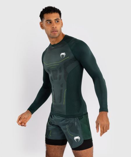 Venum Technical 3.0 Langdurige Rashguard - Bosgroen