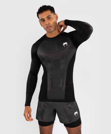 Venum Technical 3.0 Langemouw Rashguard - Grafiet