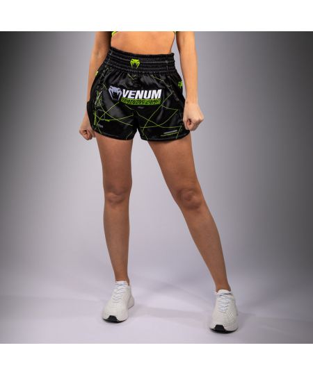 Venum Training Camp 4.0 Muay Thai Shorts - Zwart/Neon Groen
