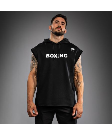 Venum VT Boxing Mouwloze Hoodie - Zwart/Wit