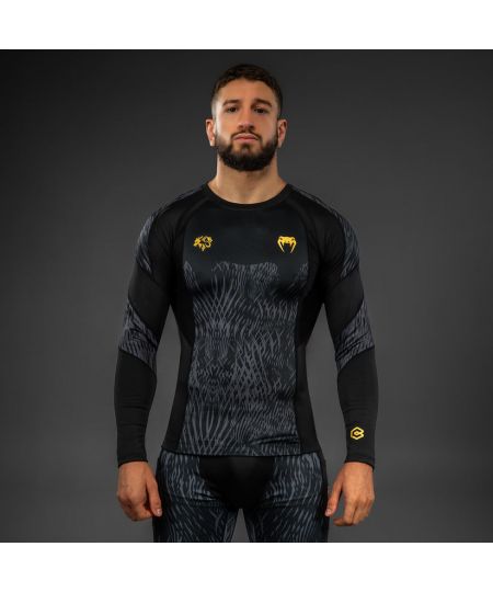 Venum x Chimaev Wild Borz Rashguards - Zwart/Grijs