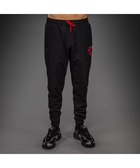 Venum x Mike Tyson Tiger Joggers - Diep Zwart/Intens Rood 