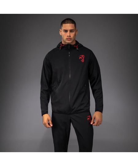 Venum x Mike Tyson Tiger Track Jacket - Diep Diep Zwart/Intens Rood