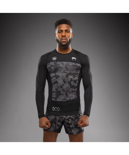 Venum x Polaris Long Sleeve Rashguard - Zwart/Stormgrijs