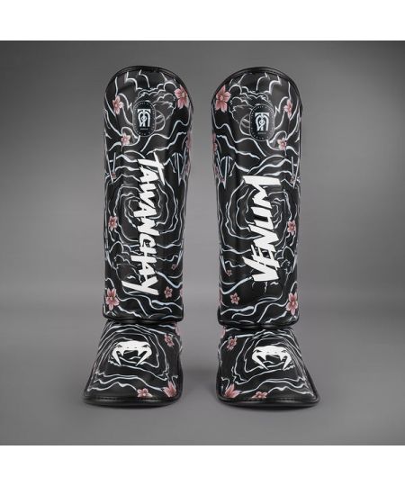 Venum x Tawanchay Scheenbeschermers Zwart/Wit