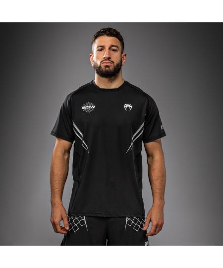 Venum x WOW FC Dry-Tech T-Shirt - Zwart/Zilver Grijs
