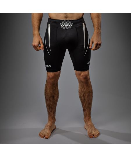 Venum x WOW FC Heren Vale Tudo Broek - Zwart/ Zilver Grijs