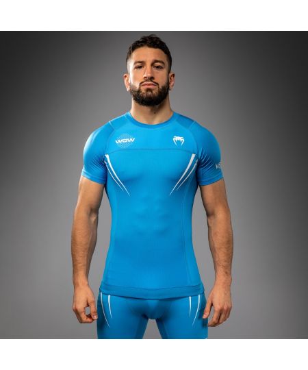 Venum x WOW FC Korte Mouwen Rashguard - Blauw
