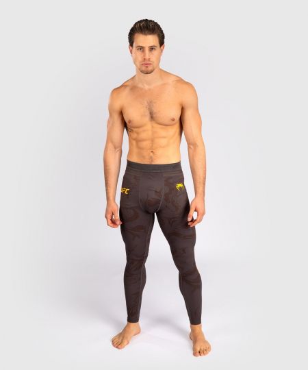 UFC Fusion by Venum Fight Week Performance Leggings voor Heren - Earthen Brown