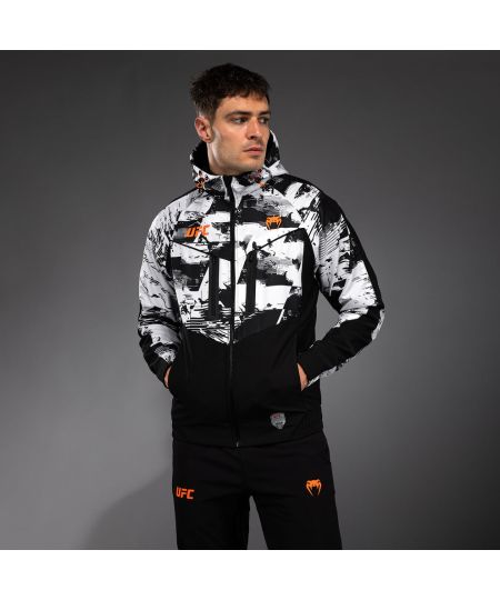 UFC Zenith by Venum Authentic Fight Week Zip Hoodie Heren - Wit