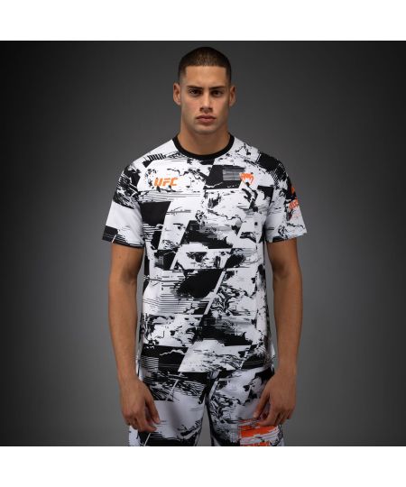 UFC Zenith by Venum Authentic Fight Week Performance T-shirt Korte Mouw Heren - Wit