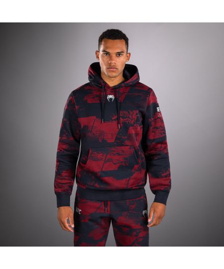 UFC Zenith by Venum Authentic Fight Week Pullover Hoodie Heren - Marineblauw/Bordeauxrood/Zilver