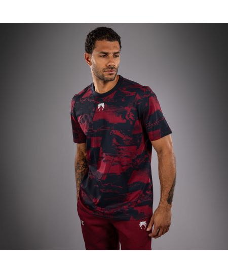 UFC Zenith by Venum Authentic Fight Week Shortsleeve T-shirt Heren - Marineblauw/Bordeauxrood/Zilver