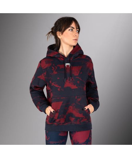 UFC Zenith by Venum Authentic Fight Week Pullover Hoodie Dames - Marineblauw/Bordeauxrood/Zilver