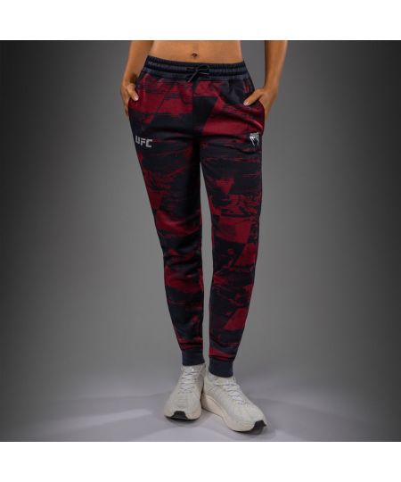 UFC Zenith by Venum Authentic Fight Week Broek Dames - Marineblauw/Bordeauxrood/Zilver