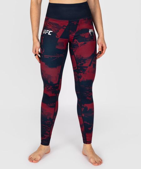 UFC Zenith by Venum Authentic Fight Week Legging Dames - Marineblauw/Bordeauxrood/Zilver
