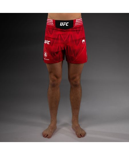 UFC Zenith by Venum Authentic Fight Night Short Fit Fight Short Heren - Rood