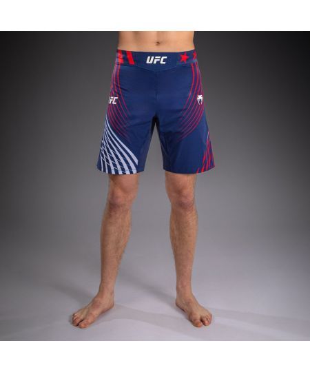 Official UFC Freedom 250 by Venum Authentic Fight Night Fight Shorts Long Fit voor heren - Blauw