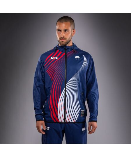 Official UFC Freedom 250 by Venum Authentic Fight Night Walkout Hoodie voor heren - Blauw