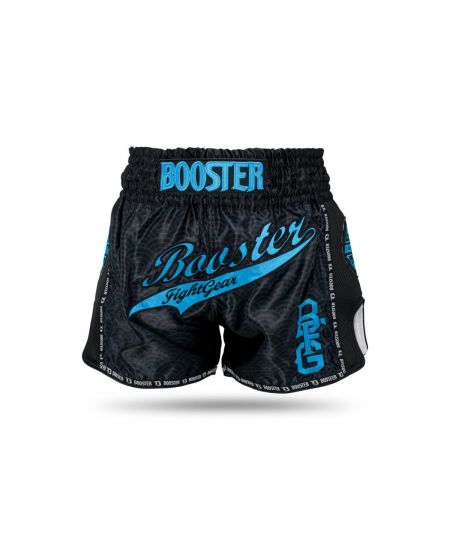 Booster Kickboksbroekje TBT SLUGGER WAVE - Zwart/Blauw