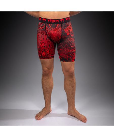 Wolf Atak Venum Compressieshort – Zwart/Rood