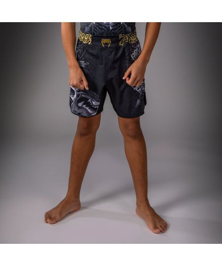Wolf Atak Venum Kids Fightshorts – Zwart/Grijs