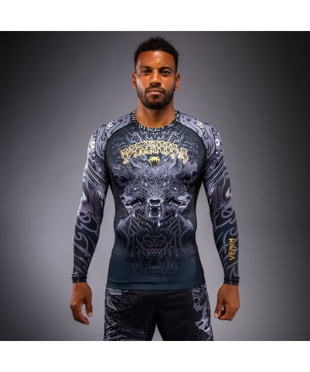 Wolf Atak Venum Rashguard met lange mouwen – Zwart/Grijs