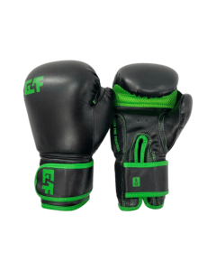 G4F (Kick)Bokshandschoenen Talent Kids - Zwart/Neon Groen
