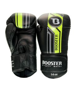 Booster Bokshandschoenen V9 - Zwart Geel