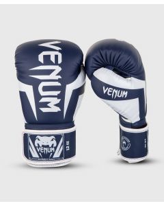 Venum  Elite Bokshandschoenen - Wit/Marineblauw