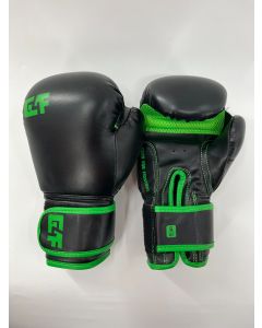 G4F (Kick)Bokshandschoenen Talent Kids - Zwart/Neon Groen