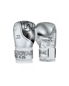 The Joyagear "Evolution" Kickbokshandschoenen - Zilver/Wit