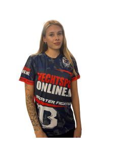 Vechtsportonline Booster  Dry Tech T-shirt - Grijs/Blauw 