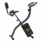 Tunturi Cardio Fit B25 X-Bike - Hometrainer - X-Bike - Opvouwbare hometrainer - Opklapbare hometrainer met rugleuning - Fitness Fiets