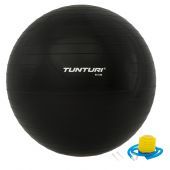 Tunturi Tunturi Fitnessbal - Gymball - Swiss ball - 90 cm - Incl. pomp - Zwart