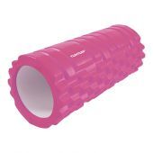 Tunturi Tunturi Yoga Grid Foam Roller - Foam roller the grid - Foamroller - Fitness Roller - 33cm - Roze