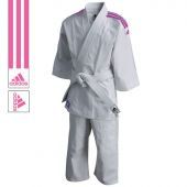 adidas Judopak J200 Evolution Wit/Roze