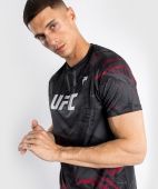 UFC Venum Dry Tech T-shirt Authentic Fight Week 2.0 (Heren) - Zwart