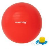 Tunturi Tunturi Fitnessbal- Gymball - Swiss ball - 75 cm - Incl. pomp - Rood